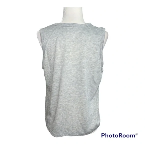 Jessica Simpson Mandala Graphic Tank Top Gray Sz L - Picture 3 of 6